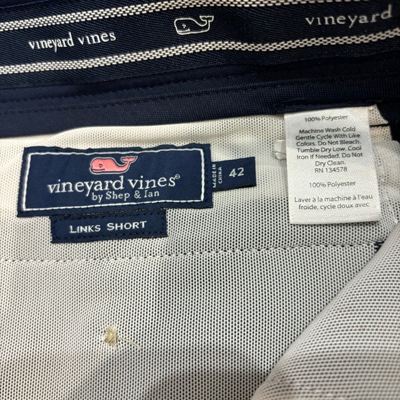Vineyard Vines Men’s 42 Links Shorts Performance Navy Blue - Picture 5 of 7